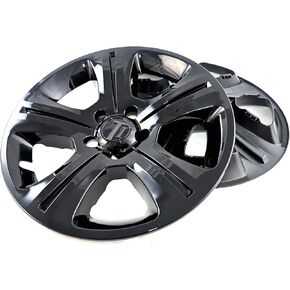 Gloss Black Wheel Rim Cover Hubcaps 17 Inch Snap-On, Compatible with Ford F-150 2015-2020, Set of 4, WSK705-17BLK