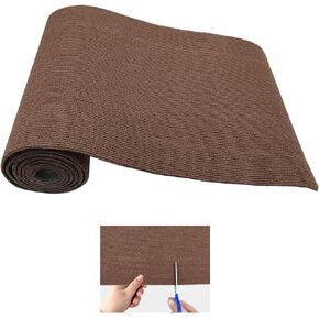 Trimmable Cat Scratching Post Carpet Covered 78.7"x15.8" Self-Adhesive Cat Tree Shelves Replacement Parts Mat Cat Scratcher Mat for Cat Shelf Steps Couch Furniture DIY Protector(Beige)