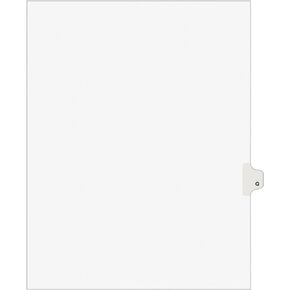 Avery Legal Dividers, Premium Individual Tab Titles, Letter Size, Side Tabs, Q, Pack of 25 (01417)