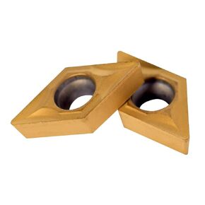 DCMT070204-HM YBC251 Carbide Inserts Indexable Inserts Golden Carbide Lathe Turning Inserts for Processing Steel Stainless Steel