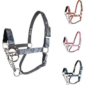 Tahoe Tack Nylon Overlay Cattle Restraint Halter with Padded Noseband - 6 Month Warranty
