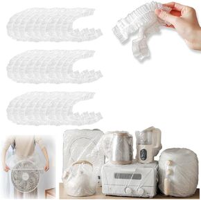 30 قطعة من أغطية أجهزة المطبخ الشفافة السميكة للاستعمال مرة واحدة، غطاء غبار للأجهزة الصغيرة للمطبخ مقاس 47 بوصة، أغطية الأجهزة الصغيرة المرنة العالمية للفرن، طنجرة الضغط، محمصة الخبز، مقلاة الهواء، الكمبيوتر in Kuwait