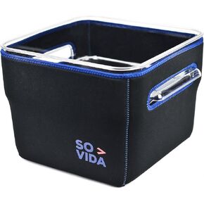 حافظة حاوية SO-VIDA Sous Vide للمطاط 12 كوارت (18 و22 قيراط متوفرة) - تحمي أسطح عملك وتوفر لك الكهرباء من زيادة العزل