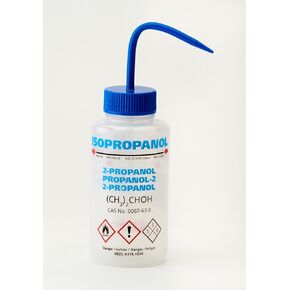 AZLON WGW539VTML بلاستيك، زجاجة غسيل، فم واسع، أيزوبروبانول، LDPE، فتحة تهوية، 500 مل (قد يختلف اللون)، (عبوة من 5 قطع) in Kuwait