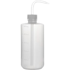 stonylab Chemical Wash Bottle (1-Pack), LDPE Plastic Safety Lab Squeeze Wash Bottle with Narrow Mouth and Scale Labels Squirt Bottle, 250 ml (8 oz)