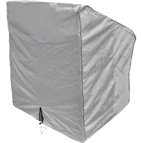 SavvyCraft Waterproof Boat Center Console Cover, Heavy Duty 600D Marine Grade Polyester Helm Cover for Center Console Boat, Small Size Fits up to 36" W X 24" D X 42" H Grey Color