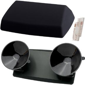 Full-Wrap Silicone Skin for EZ Pass + Holders with Super Strong Suction Cups = Discreet Look Inside & Outside Your Windshield! Fits EZ Pass Mini/iPass (EZ Skin Bundle + Holders with Suction Cups)