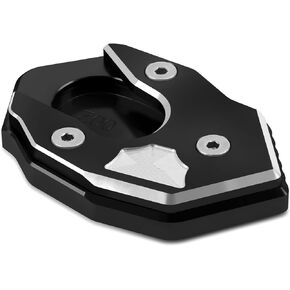 Worldmotop Motorcycle Kickstand Pad Enlarger Extension Pad Compatible with KAWASAKI NINJA 650 1000 650R ER6F ER6N ZX6R ZX10R(black)