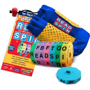 The Original Word Spin Handheld Magnetic Word Game Travel Edition with Storage Pouch