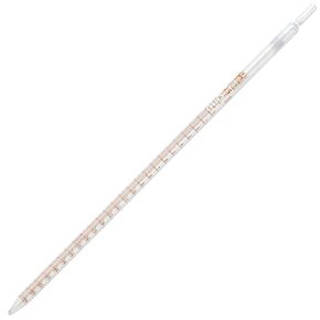 Globe Glass, Serological Pipette, Reusable, 25mL, Class A, to Deliver (TD), 0.1 Graduations, White Band, 6/Box