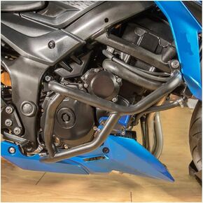 Motorcycle Black Steel Highway Crash Bars Crashbar Stunt Slider Cage Engine Guard Frame Falling Protectors Bumper for Su.zuki GSX-S GSXS GSX S 750 GSX-S750 2017 2018 2019 2020 2021 2022 2023