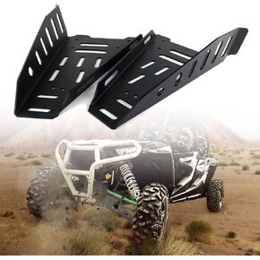 REARACE UTV Front A-Arm Guards, 4mm Aluminum Front Splash Guard Protectors Compatible with Polaris RZR 1000 XP 2014-2018