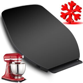 Kitchen Caddy Sliding Tray - Appliance Coffee Maker Slider, Large Rolling Tray Countertop Moving Sliders for Stand Mixer Air Fryer, Toaster, Blender, and More (11.7'' W × 13.8''D)