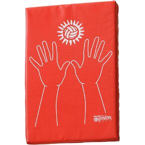 Tandem Sport Rectangular Blocking Pad - Volleyball Training Aid for Hitting and Blocking - Protects Blockers Hands During Practice - Volleyball Practice Equipment - 1 Pad