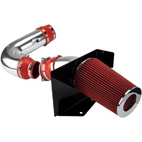 مجموعة مدخل الهواء البارد PHILTOP لـ F150/F250 1997-2003 5.4L، Expedition 1997-2004 4.6L، F150 Heritage 2004 4.6L، Navigator 1998-1999 5.4L (أحمر) in Kuwait