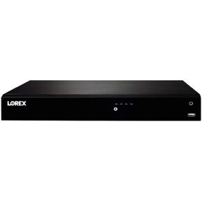 Lorex N861D63B 16 Channel 4K Ultra HD IP 3TB Network Video Recorder (NVR) with Smart Motion Detection and Voice Control, Black (M. Refurbished)