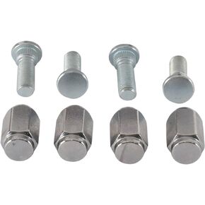All Balls Racing Wheel Stud and Nut Kit 85-1002 Compatible With/Replacement For Yamaha KODIAK 450 EPS 4WD Armor Grey 2018, KODIAK 700 EPS 4WD 2018, KODIAK 700 EPS 4WD Hunter 2018