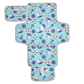 Portable Diaper Changing Pad Waterproof Foldable Travel Changing Mat with Built-in Pillow for Newborn Girls Boys Toddlers Moms Dads Parents Confetti