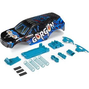 ARRMA Gorgon Painted Decaled Trimmed Body Set (Blue), ARA402355