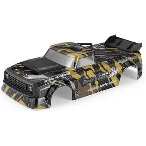 HAIBOXING Remote Control Car Spare Parts,1/18TH Drift RC Car Body Shell Black Replacement Part with Front Grill & Brackets & Hood Mount & Rear Cage &Wing Apply to 2196 (2196B01)