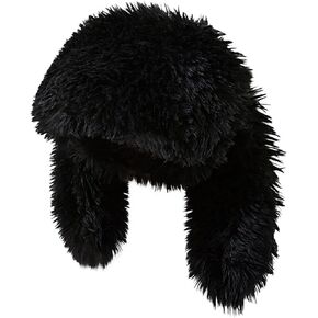 Furry Beanie Bunny Ears Hat Fluffy Warm Hat Plush Slouchy Beanies for Indoor and Outdoor in Kuwait