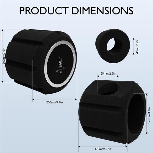 كرة عزل درع الرياح للميكروفون، غطاء إسفنجي للزجاج الأمامي، مرشح بوب صوتي لتسجيل الاستوديو وامتصاص الصوت وإلغاء الضوضاء in Kuwait