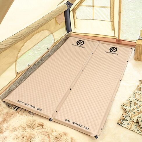 Single Self Inflating Sleeping Pad, Lightweight Insulated Camping Mats Inflatable Foam Camping Pad for Tent Camping, Hiking, Backpacking,Outdoors in Saudi Arabia