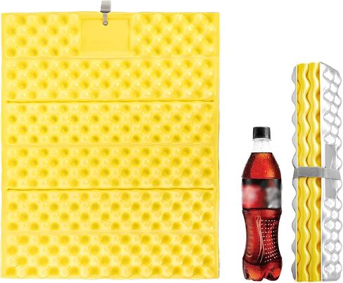 وسادة جلوس إسفنجية محمولة قطعة واحدة من YUSOVE، وسادة جلوس إسفنجية للأنشطة الخارجية، سجادة جلوس الأكورديون، قابلة للطي للركوع ووسادة مقعد لتوفير الراحة للمشي لمسافات طويلة وحقائب الظهر وتسلق الجبال والرحلات in Kuwait