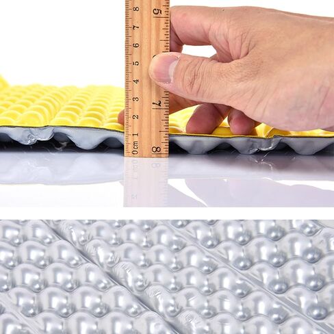 وسادة جلوس إسفنجية محمولة قطعة واحدة من YUSOVE، وسادة جلوس إسفنجية للأنشطة الخارجية، سجادة جلوس الأكورديون، قابلة للطي للركوع ووسادة مقعد لتوفير الراحة للمشي لمسافات طويلة وحقائب الظهر وتسلق الجبال والرحلات in Kuwait