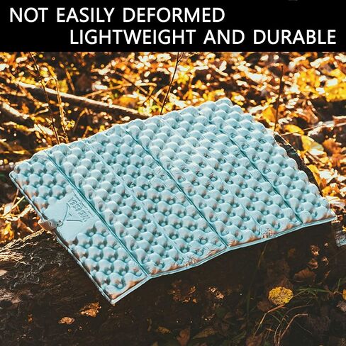 وسادة جلوس إسفنجية محمولة قطعة واحدة من YUSOVE، وسادة جلوس إسفنجية للأنشطة الخارجية، سجادة جلوس الأكورديون، قابلة للطي للركوع ووسادة مقعد لتوفير الراحة للمشي لمسافات طويلة وحقائب الظهر وتسلق الجبال والرحلات in Kuwait