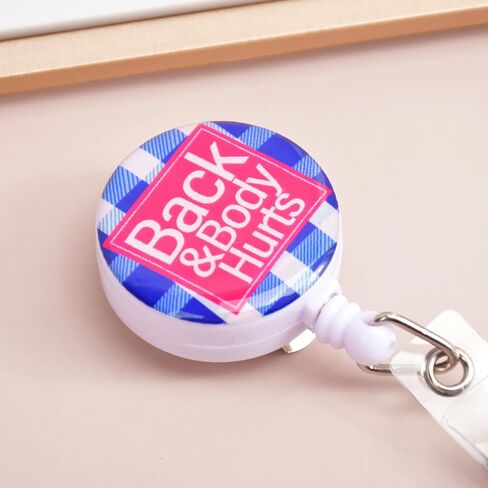 5pcs Badge Reels Holder Retractable with ID Clip for Nurse Name Tag Card Cute Nursing Doctor Teacher Student Medical MD Work Office in Saudi Arabia