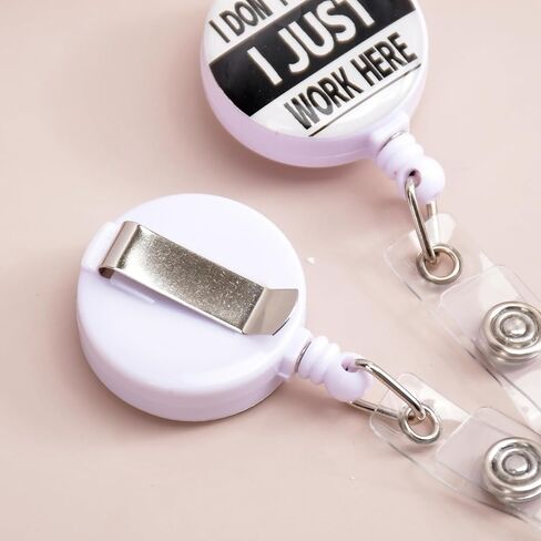 5pcs Badge Reels Holder Retractable with ID Clip for Nurse Name Tag Card Cute Nursing Doctor Teacher Student Medical MD Work Office in Saudi Arabia