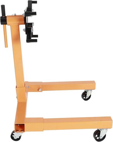 BACLAUGH 1250LB سعة محرك دوار فولاذي حامل دوار قابل للطي 360 درجة رأس تركيب قابل للتعديل مع 4 عجلات دوارة محملة بالكرة in Kuwait