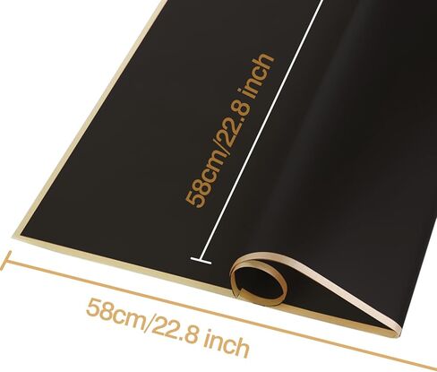 20 ورقة من ورق تغليف الزهور - ورق تغليف باقة زهور مقاوم للماء، تغليف حرفي يدوي الصنع، ورق تغليف لوازم الزهور لتغليف الهدايا وهدية عيد ميلاد الزفاف، 22.8 × 22.8 بوصة (وردي) in Kuwait