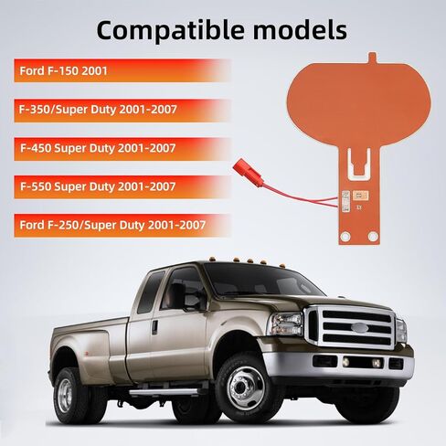 Horn Contact Compatible with Ford F-150 2001, F-250/F-350/F-450/F-550 & Super Duty 2001-2007 Replace 924-904 6C3Z13B802C in Saudi Arabia
