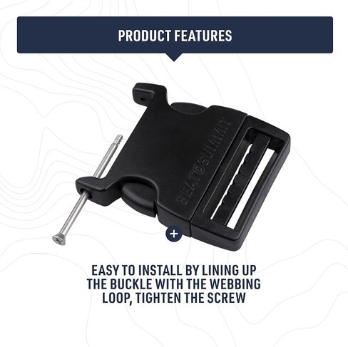 Sea to Summit Field Repair Buckle - Side Release, 1 Pin, 3-pack in Kuwait
