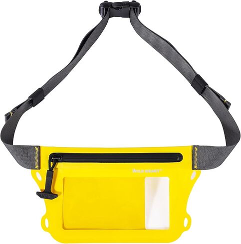 WILD HEART Waterproof Waist Bag IPX8 with Adjustable Waist belt Screen Touchable Dry Bag Double Inner Pocket for Swimming Diving Floating Rafting Boating in Saudi Arabia