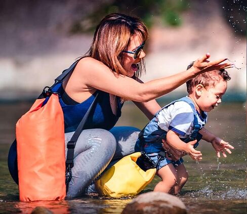 Floating Back Pack Drybag Waterproof Lightweight Storage Marine Bags with Shoulder Strap, Ocean Dry Bags Compression Sack for Kayaking Boating Canoeing Swimming Hiking Camping Rafting in Saudi Arabia