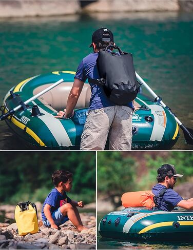 Floating Back Pack Drybag Waterproof Lightweight Storage Marine Bags with Shoulder Strap, Ocean Dry Bags Compression Sack for Kayaking Boating Canoeing Swimming Hiking Camping Rafting in Saudi Arabia
