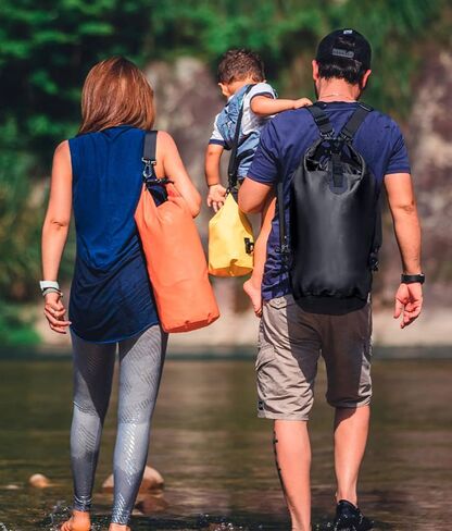 Floating Back Pack Drybag Waterproof Lightweight Storage Marine Bags with Shoulder Strap, Ocean Dry Bags Compression Sack for Kayaking Boating Canoeing Swimming Hiking Camping Rafting in Saudi Arabia