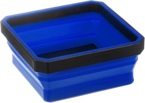 HARFINGTON Collapsible Magnetic Parts Tray Foldable Tool Trays Square Small Metal Parts Organiser for Fixing Screw Bolts Nuts Washers Pins, Rose Red in Saudi Arabia