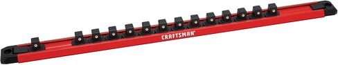 حامل حامل مقبس مغناطيسي بقفل من CRAFTSMAN، منظم تخزين صينية الأدوات، محرك 3/8 بوصة (CMMT99410) in Saudi Arabia