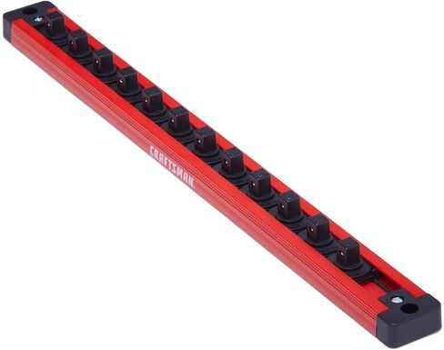 حامل حامل مقبس مغناطيسي بقفل من CRAFTSMAN، منظم تخزين صينية الأدوات، محرك 3/8 بوصة (CMMT99410) in Saudi Arabia