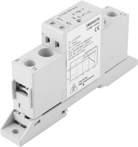 مرحل الحالة الصلبة، DSMD100015S 1-60VDC 25A DC تحكم DC مرحلة واحدة DIN السكك الحديدية وحدة مرحل الحالة الصلبة ولوحة للموصل الميكانيكي للتحكم في درجة الحرارة in Kuwait