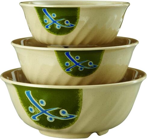 يحصل. الشركات M-607-TD-EC بني 1 كيو تي. أوعية ميلامين (الكمية 4)، ميلامين، تقليدي (عبوة من 4 قطع) in Kuwait