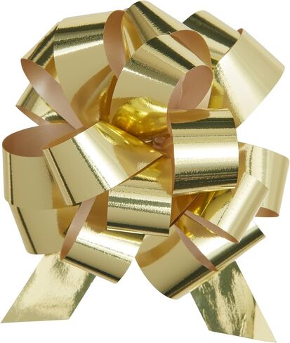 Berwick Offray The Perfect Glitter Ribbon-4" Diameter X 18 Loops, 3/4" Wide Ribbon-50 Pieces/Reel-Red Pull Bow in Saudi Arabia