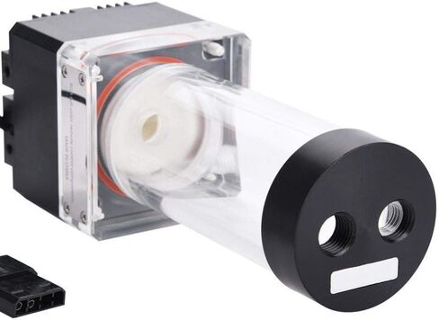 8W 7V CPU Water Cooling Pumpe Reservoir DIY Set, 800L/H 4m Pump Reservoir Combo, G 1/4" Thread Port, PC CPU Water Cooling System Heat Exchanger Tool, Easy Install, Delivered with Install Tools(17cm) in Saudi Arabia