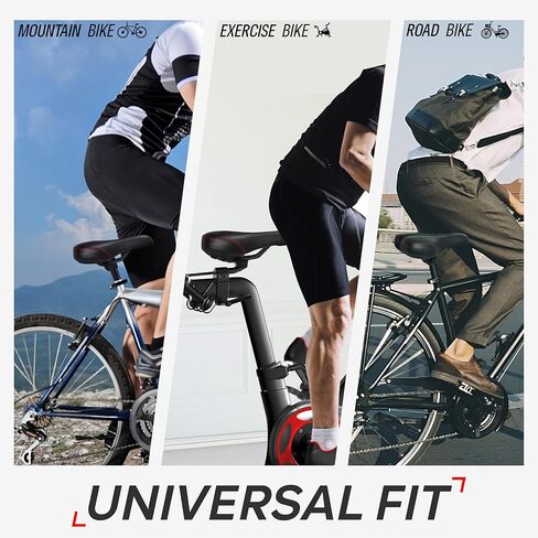 مقعد الدراجة متوافق مع Peloton Bike & Bike Plus، وسادة مقعد الدراجة لراحة الرجال، استبدال سرج الدراجة، مقعد دراجة مبطن إضافي، مقعد للتمرين ودراجة الطريق، ملحق لمعظم الدراجات in Kuwait