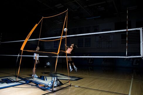 BownetBownet 11' x 8' محطة تدريب ضرب الكرة الطائرة المحمولة مع شبكة تدريب in Saudi Arabia