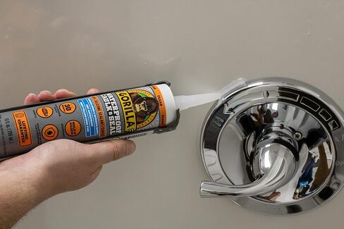 Gorilla Waterproof Caulk & Seal 100% Silicone Sealant, Clear, 10oz Cartridge (Pack of 6) in Saudi Arabia